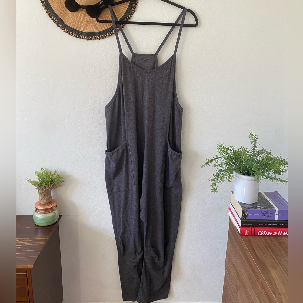 Cozy Gray Jumpsuit